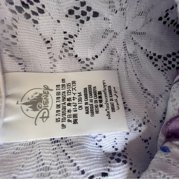 NWT Disney Frozen 2 Cover-Up Floral Leaf Design for Girls, sz 7/8 - Picture 10 of 11